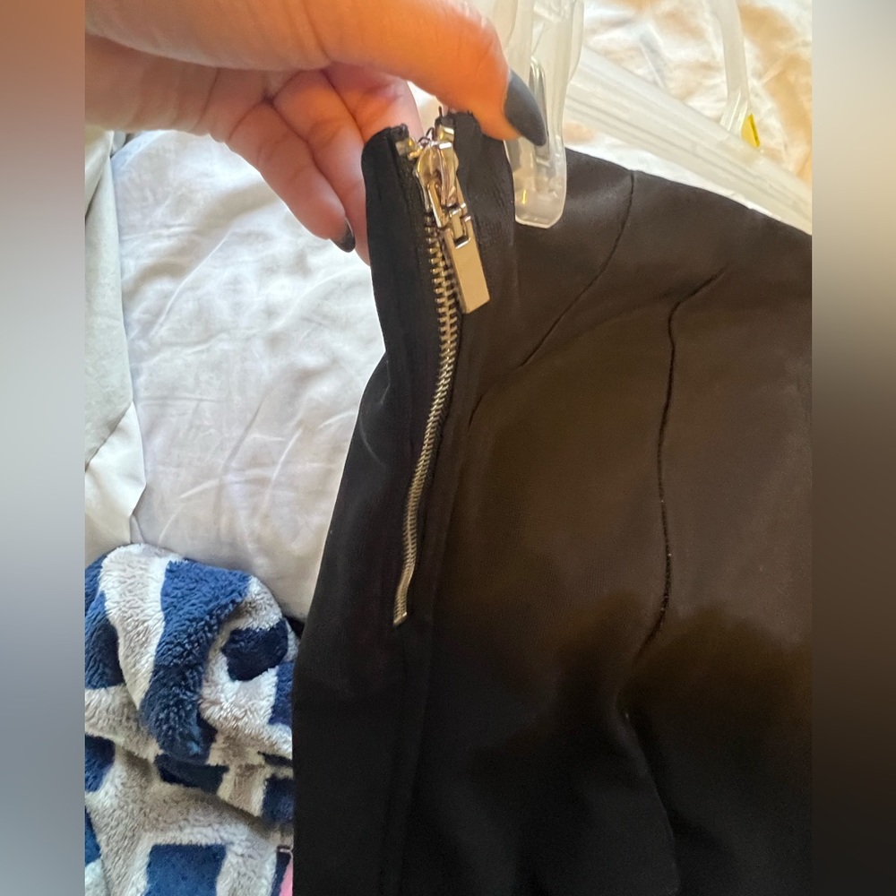 Black legging trousers